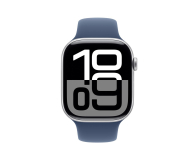 APPLE Watch 10 GPS + Cellular 46mm koperta z aluminium (srebrny) + pasek sportowy rozmiar S/M (denim) - 1278180 - zdjęcie 2
